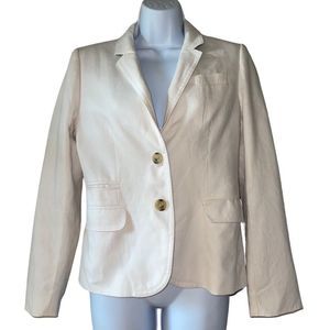 J. Crew Schoolboy 100% Linen Blazer Size 6